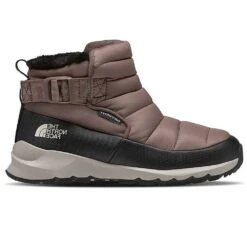 NORTH FACE Women's ThermoBall Pull On Waterproof Boot - Deep Taupe/TNF Black- Regular (B)