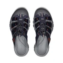 Keen Men's Newport Slide Sandal- Sky Captain/Bombay Brown- Regular (D) -Shoe Discount Store 04893016e772434d6b6819330c389433520848df