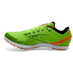 BROOKS Unisex Draft XC Spike - Green Grecko/Red Orange/White- Regular (D) -Shoe Discount Store 100039 308 M Draft XC