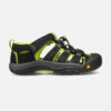 Keen Little Kids' Newport H2 Sandal - Black/Lime Green -Shoe Discount Store 1009942 P PDP