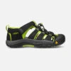 Keen Big Kids' Newport H2 Sandal - Black/Lime Green -Shoe Discount Store 1009965 P PDP