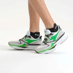 Diadora Men's Atomo V7000 Running Shoe - White/Green Fluo/Black - Regular (D) -Shoe Discount Store 101 1 7792a934 3ac7 486a 9781 e49f109eb386