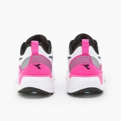 Diadora Women's Vigore 2 Running Shoe - White/Pink Fluo/Black - Regular (B) -Shoe Discount Store 101.179072 C6034 20 HR