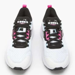 Diadora Women's Vigore 2 Running Shoe - White/Pink Fluo/Black - Regular (B) -Shoe Discount Store 101.179072 C6034 50 HR