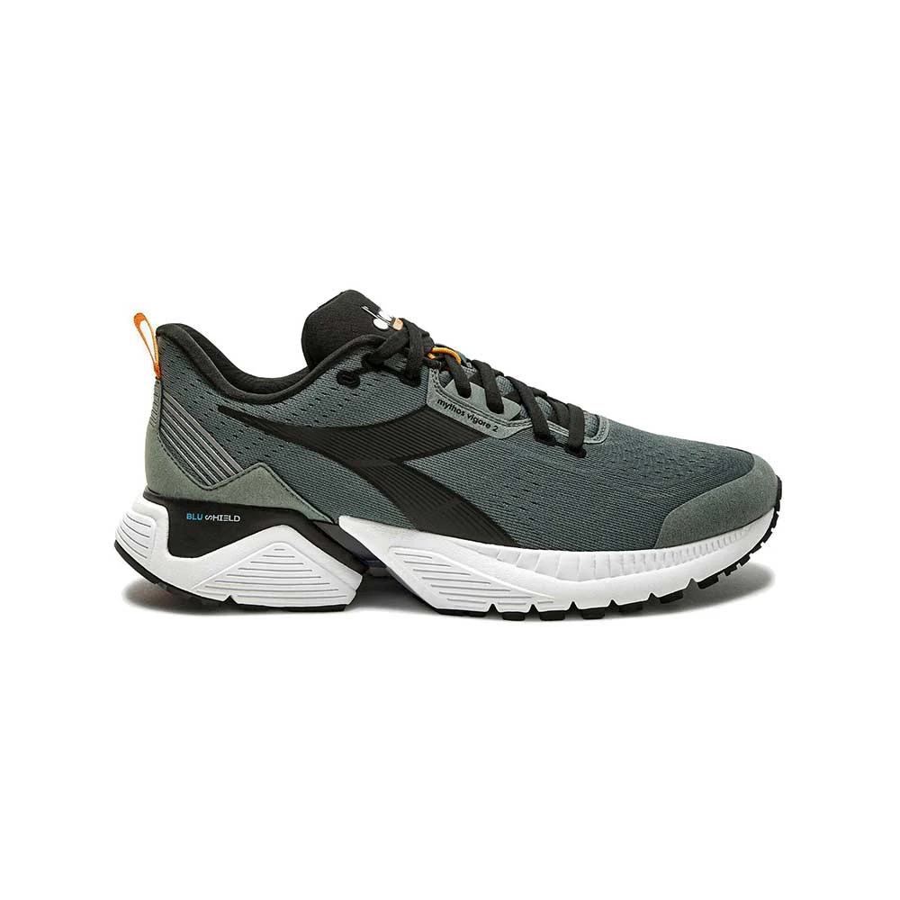 Diadora Men's Mythos Blushield Vigore 2 Running Shoe- Balsam Green/Black/White - Regular (D) 3 Diadora Men's Mythos Blushield Vigore 2 Running Shoe- Balsam Green/Black/White - Regular (D)