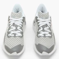 Diadora Women's Mythos BlushieldVolo 3 Glam Running Shoe - Silver DD/White - Regular (B) -Shoe Discount Store 101.179086 C1379 50 HR