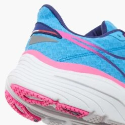 Diadora Women's Nucleo Running Shoe - Bonnie Blue/Pink Fluo - Regular (B) -Shoe Discount Store 101.179095 D0254 25 HR