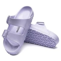 Birkenstock Arizona EVA Sandal -Purple Fog- Medium/Narrow -Shoe Discount Store 1017046 sole
