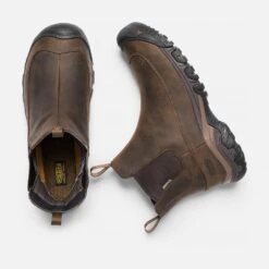 Keen Men's Anchorage III Waterproof Boot - Dark Earth/Mulch- Regular (D) -Shoe Discount Store 1017790 PLD PDP