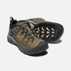 Keen Men's Targhee III Waterproof Hiking Shoe - Bungee Cord/Black - Wide (2E) -Shoe Discount Store 1018597 PPS PDP