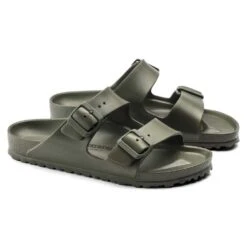 Birkenstock Arizona EVA Sandal - Khaki- Medium/Narrow -Shoe Discount Store 1019152 pair