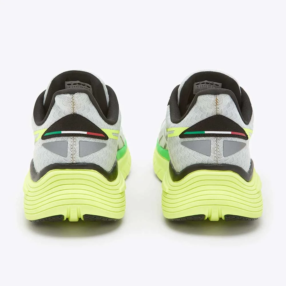 Diadora Men's Nucleo Running Shoe - Silver/Black/Yellow Fl DD - Regular (D) 8 Diadora Men's Nucleo Running Shoe - Silver/Black/Yellow Fl DD - Regular (D) - Image 6