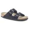 Birkenstock Arizona Suede Soft Footbed -Midnight- Medium/Narrow -Shoe Discount Store 1020716