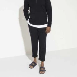 Birkenstock Arizona Suede Soft Footbed -Midnight- Medium/Narrow -Shoe Discount Store 1020716 f look m