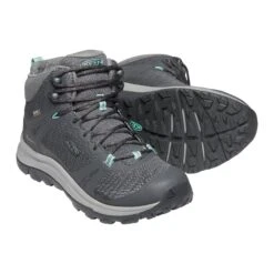 Keen Women's Terradora II Mid Waterproof Hiking Boot - Magnet/Ocean Wave - Regular (B) -Shoe Discount Store 1022353 PPS large