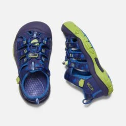 Keen Little Kids' Newport H2 Sandal - Blue Depths/Chartureuse -Shoe Discount Store 1022834 PLD PDP 1