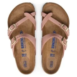 Birkenstock Women's Mayari NuBuck Soft Footbed - Old Rose- Regular/Wide -Shoe Discount Store 1023964 top