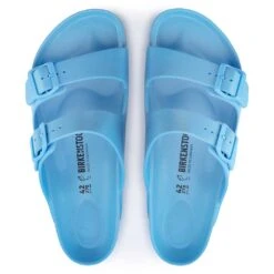 Birkenstock Women's Arizona EVA Sandal- Sky Blue- Medium/Narrow -Shoe Discount Store 1024588 1024505 top