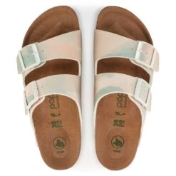 Birkenstock Women's Arizona Platform Sandal- Watercolor Pink- Medium/Narrow -Shoe Discount Store 1024597 top