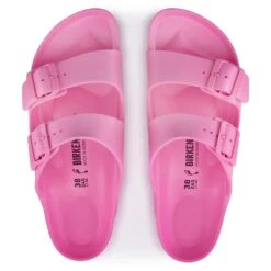 Birkenstock Women's Arizona EVA Sandal - Candy Pink- Medium/Narrow -Shoe Discount Store 1024658 1024519 top