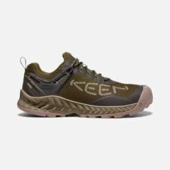 Shoe Discount Store 22 Keen Men's NXIS Evo WP Hiking Shoe - Dark Olive/Black Olive - Regular (D)