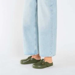 Birkenstock Women's Boston EVA Clog - Khaki - Medium/Narrow (B) -Shoe Discount Store 1026215 f look f