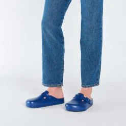 Birkenstock Women's Boston EVA Clog - Navy - Medium/Narrow -Shoe Discount Store 1026216 f look m