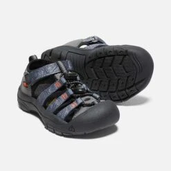 Keen Little Kids' Newport H2 Sandal - Steel Grey/Black -Shoe Discount Store 1026268 PPS PDP 1
