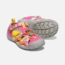 Little Kids' Seacamp II CNX Sandal - Multi/Keen Yellow -Shoe Discount Store 1026320 PPS PDP