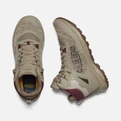 Keen Women's Terradora Flex Mid WP Hiking Boot - Plaza Taupe/Windsor Wine - Regular (B) 12 Keen Women's Terradora Flex Mid WP Hiking Boot - Plaza Taupe/Windsor Wine - Regular (B) -Shoe Discount Store 1026878 PLD PDP