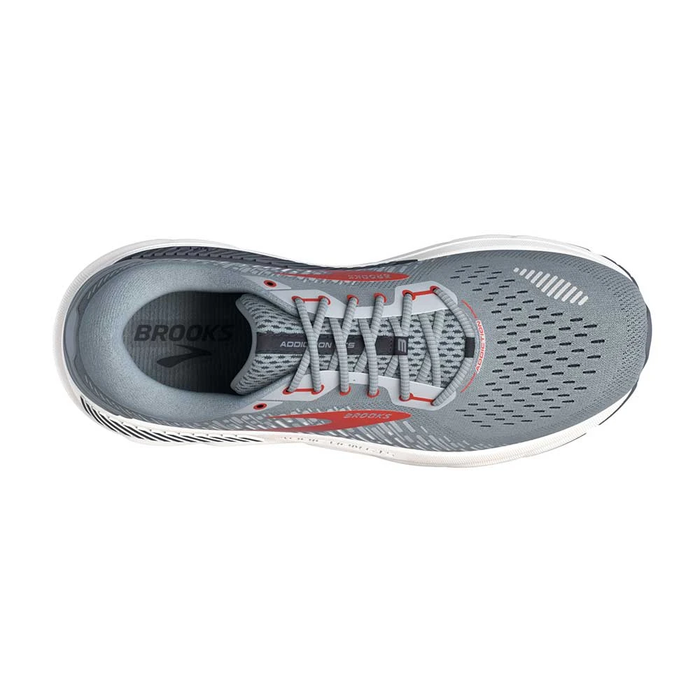 BROOKS Men's Addiction GTS 15 Running Shoe - Grey/Ebony/Chili Oil - Regular (D) 7 BROOKS Men's Addiction GTS 15 Running Shoe - Grey/Ebony/Chili Oil - Regular (D) - Image 5