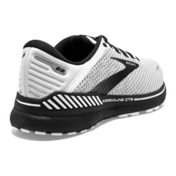 BROOKS Men's GTS 22 Running Shoe - White/Grey/Black - Wide (2E) -Shoe Discount Store 110366 135 H Adrenaline GTS 22 32029581 620a 4d28 a9d3 65f1ece1434a
