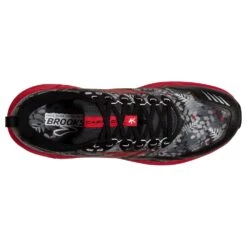 BROOKS Men's Cascadia 16 Trail Running Shoe - Black/Grey/Red - Regular (D) -Shoe Discount Store 110376 008 O Cascadia 16