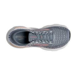 BROOKS Men's Glycerin GTS 20 Running Shoe - Grey/Chili Oil/Orange - Regular (D) -Shoe Discount Store 110383 034 O Glycerin GTS 20 1