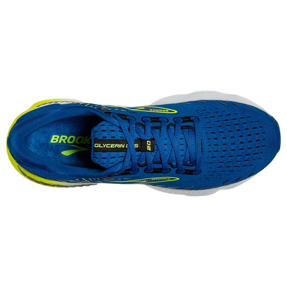 BROOKS Men's Glycerin GTS 20 Running Shoe- Blue/Nightlife/White- Regular (D) 7 BROOKS Men's Glycerin GTS 20 Running Shoe- Blue/Nightlife/White- Regular (D) - Image 5