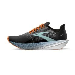 BROOKS Men's Hyperion Max Running Shoe- Black/Grey/Orange Clown Fish - Regular (D) -Shoe Discount Store 110390 019 M Hyperion Max
