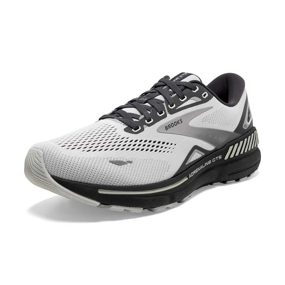 BROOKS Men's Adrenaline GTS 23 Running Shoe- Oyster/Ebony/Alloy- Regular (D) 5 BROOKS Men's Adrenaline GTS 23 Running Shoe- Oyster/Ebony/Alloy- Regular (D) - Image 3