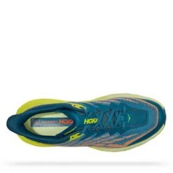 Hoka Men's Speedgoat 5 Trail Shoes - Blue Coral/Evening Primrose - Regular (D) -Shoe Discount Store 1123157 BCEP 5
