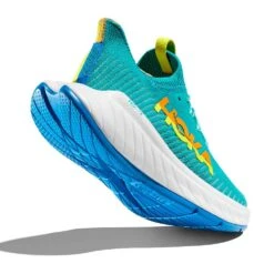 Hoka Men's Carbon X 3 Running Shoe - Ceramic/Evening Primrose -Shoe Discount Store 1123192 CEPR 4