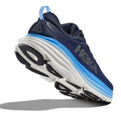 Hoka Men's Bondi 8 Running Shoe - Outer Space/All Aboard - Regular (D) -Shoe Discount Store 1123202 OSAA 4