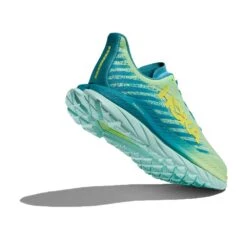 Hoka Men's Mach 5 Running Shoe - Lime Glow/Ocean Mist - Regular (D) -Shoe Discount Store 1127893 LGOM 4