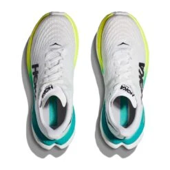 Hoka Women's Mach 5 Running Shoe - White/Blue Glass - Regular (B) -Shoe Discount Store 1127894 WBGL 2