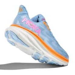 Hoka Women's Clifton 9 Running Shoe - Airy Blue/Ice Water - Wide (D) -Shoe Discount Store 1127896 ABIW 4