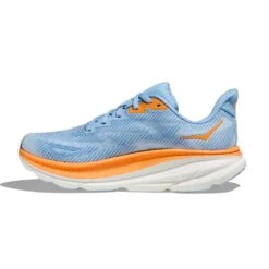 Hoka Women's Clifton 9 Running Shoe - Airy Blue/Ice Water - Wide (D) -Shoe Discount Store 1127896 ABIW 8