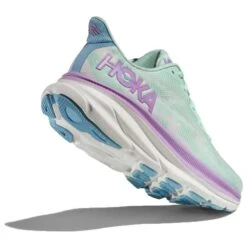 Hoka Women's Clifton 9 Running Shoe - Sunlit Ocean/Lilac Mist - Regular (B) -Shoe Discount Store 1127896 SOLM 4