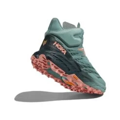 Hoka Women's Speedgoat 5 Mid GTX Trail Running Shoe - Agave/Spruce - Regular (B) -Shoe Discount Store 1127919 ASPR 4