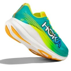 Hoka Unisex Rocket X 2 Running Shoe - Ceramic/Evening Primrose - Regular (D) -Shoe Discount Store 1127927 CEPR 4