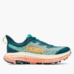 Hoka Women's Mafate Speed 4 Trail Shoe - DeepTeal/Water Garden - Regular (B) -Shoe Discount Store 1131056 DTWGR 7
