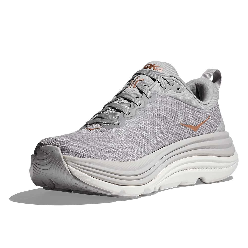 Hoka Women's Gaviota 5 Running Shoe - Harbor Mist/Rose Gold - Regular (B) 6 Hoka Women's Gaviota 5 Running Shoe - Harbor Mist/Rose Gold - Regular (B) - Image 4