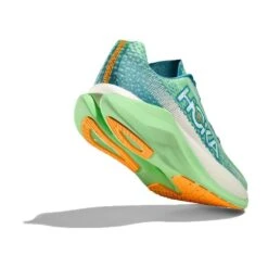 Hoka Men's Mach X Running Shoe - Ocean Mist/Lime Glow - Regular (D) -Shoe Discount Store 1141450 OMLG 4